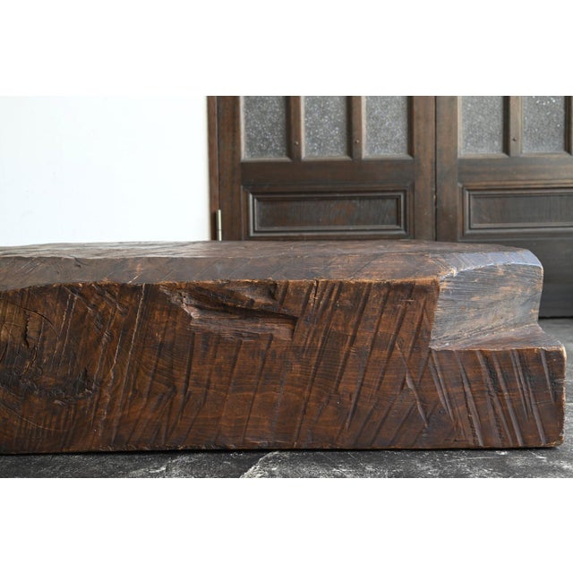 Antique Old Japanese Wooden Low Table / 20th Century / Display Stand/ Ta141 For Sale - Image 11 of 18