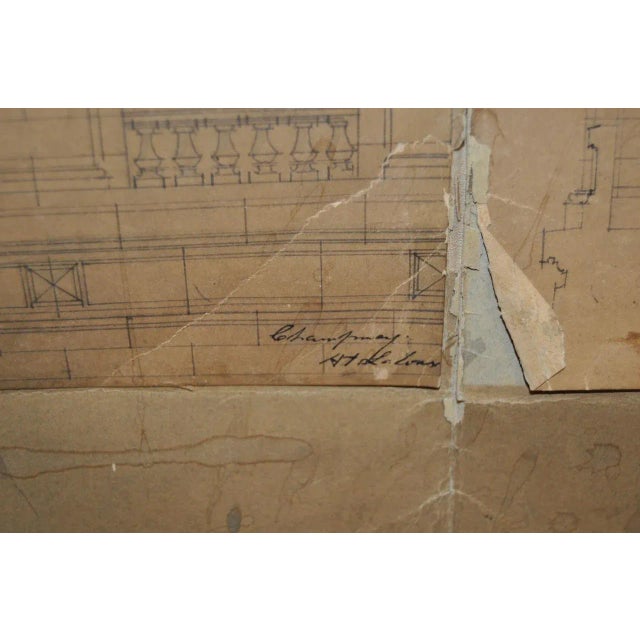 18th/19th Century Master Architectural Drawings For Sale - Image 11 of 11