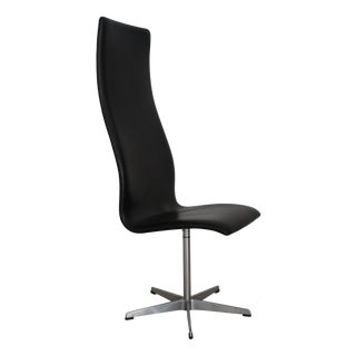Scandinavian Swivel Oxford Office Chair by Arne Jacobsen for Fritz Hansen, 1960s For Sale