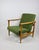 Light Green Boucle GFM-142 Armchair attributed to Edmund Homa, 1970s For Sale - Image 9 of 12