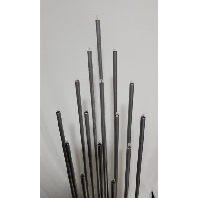 Wood 1990s Modernist Swedish Light Sculpture by Top-Light For Sale - Image 7 of 9