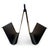 1980s 1980 Spanish Postmodern Metal Magazine Rack by Pete Sans for Nro For Sale - Image 5 of 12