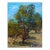 Late 20th Century Impressionist Lone Tree Landscape Painting For Sale