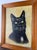 Cat Portrait, 1920s, Oil Painting on Panel, Framed For Sale - Image 7 of 14