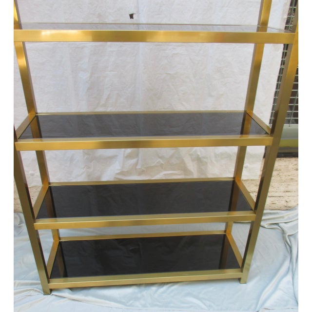 Safavieh Musetta Brushed Gold Etegere For Sale - Image 11 of 13