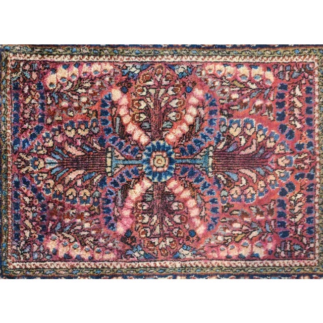 Persian Early 20th Century Sarouk Rug For Sale - Image 3 of 10