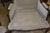 Rustic European Restoration Hardware Pair Lorraine Gray Velvet Wing Back Bergere Arm Chairs W/ Wood Surround For Sale - Image 3 of 17