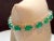 30 Carat Natural Zambian Emerald & Diamond Tennis Bracelet 14 Karat Gold For Sale - Image 16 of 18