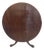 Antique Victorian Circular Tilt-Top Dining Table in Mahogany, 1860 For Sale