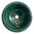 Green Basin Sink Bowl Bathroom Drop-In Sink With Brass Drain For Sale