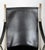 Mid-Century Modern Maison Jansen Brushed Steel and Brass Campaign Armchair For Sale - Image 3 of 12