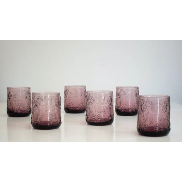 Art Deco Murano Glasses by Mariana Iskra, Set of 6 For Sale - Image 4 of 10