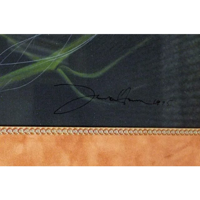 Frank Howell "Spring Matrix" Serigraph Hand Signed Artwork With Custom Framed For Sale - Image 4 of 6