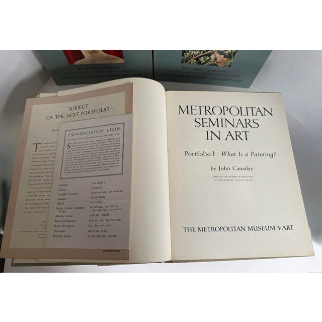 Complete 1958 Metropolitan Museum of Art Metropolitan Seminars in Art Portfolio Set — 14 Volumes With Color Plates For Sale - Image 10 of 11