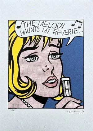 After Roy Lichtenstein, "The Melody Haunts My Reverie", 1990s, Silk-Screen