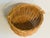 French Vintage French Market Handmade Round Basket With Handle For Sale - Image 3 of 4