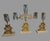 Antique 3pc Bear Beehive Girandole Candelabra Set Gilt Brass Crystal Marble For Sale - Image 10 of 10