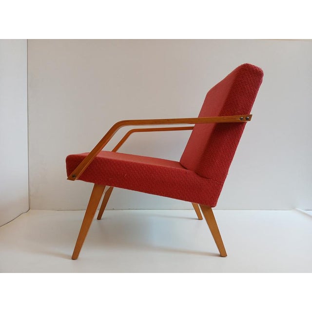 Wood Lounge Chair by Mier Topolcany, 1960s For Sale - Image 7 of 17