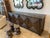 2020s Distressed Black Square Pattern Sideboard For Sale - Image 5 of 7