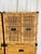 Campaign Vintage Pair of Woven Rattan Chest on Chest Dressers Boho Chic Campaign Style For Sale - Image 3 of 15