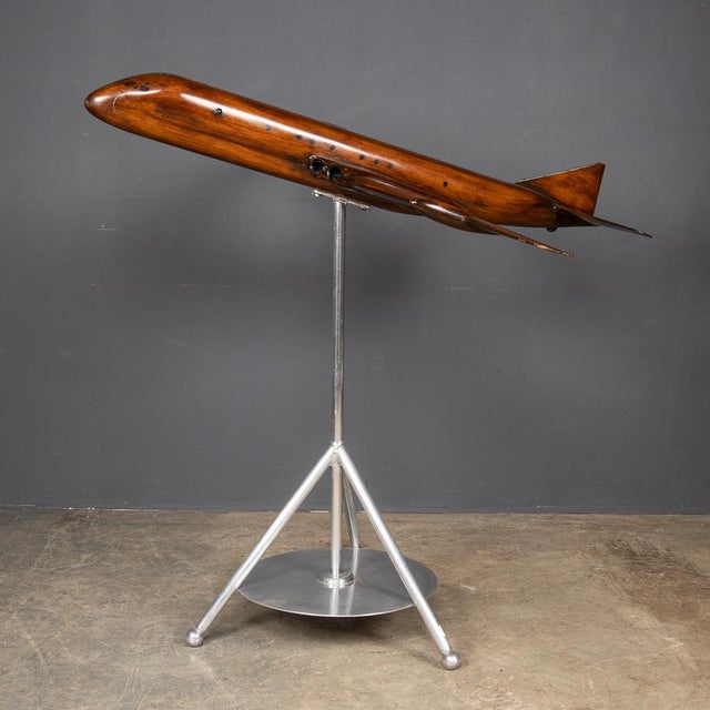 A Stunning mid-20th Century large model of the de Havilland Comet Jetliner made in the late fifties, model on a metal...