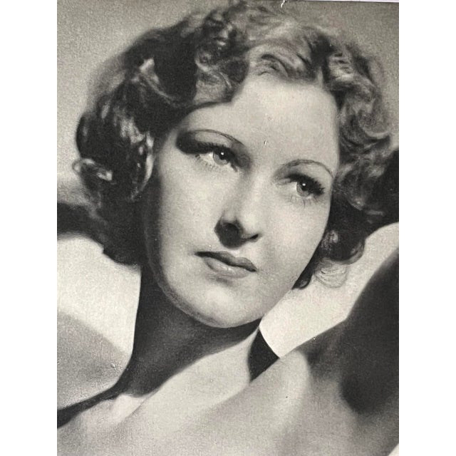 Original Vintage Art Deco Photo Gravure of a Female Nude by John