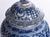 Pair of Chinese Blue and White Porcelain Lidded Jars With Stands For Sale - Image 4 of 10