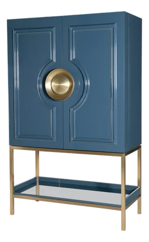 Century Furniture Cadence Bar Cabinet - Blue