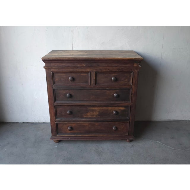 This large scale 5 drawer rustic dresser is the epitome of one of its kind. It is truly the perfect addition to any space...