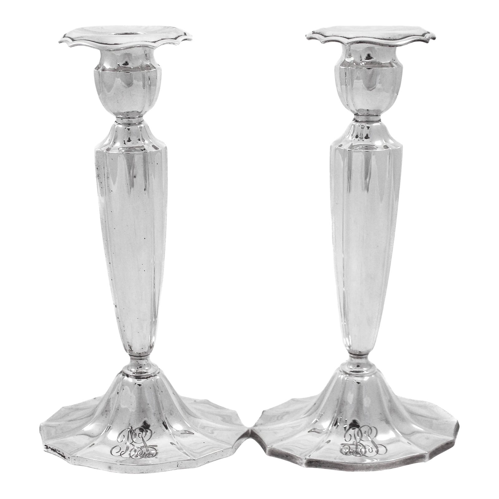Sterling Candlesticks, 1916 A Pair Chairish