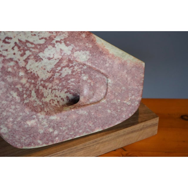 Abstract Stone Sculpture in the style of Barbara Hepworth, 1970s For Sale - Image 10 of 13
