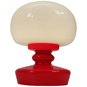 All Glass Table Lamp by Valasske Mezirici, 1970s