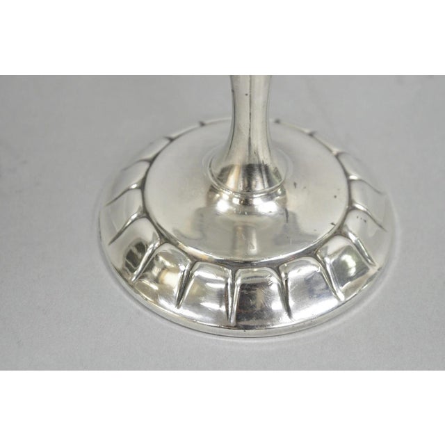 Antique Victorian Floral Repousse Wma Rogers Silver Plated Footed Compote Dish For Sale In Philadelphia - Image 6 of 11