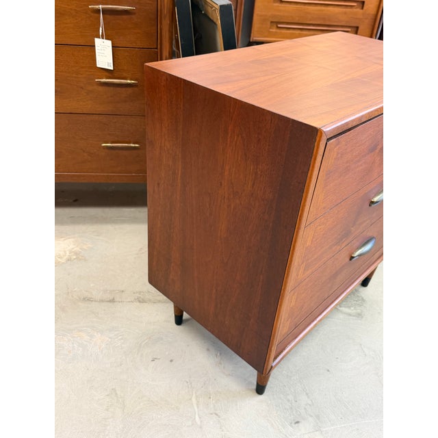 Lane Furniture Vintage Mid Century Modern Lane Acclaim Record Holder Cabinet For Sale - Image 4 of 7