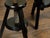 Black Pair of 1920s American Adjustable Artist's Stools with Black Finish For Sale - Image 8 of 8