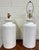 Vintage Ceramic Jar Bucket Urn Lamps, Flat White Glazed - Pair For Sale - Image 9 of 11