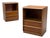 T. H. Robsjohn-Gibbings, American Modern, Walnut, Open Nightstands, Usa, 1960s, A Pair For Sale