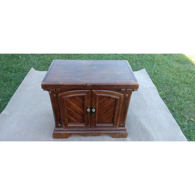 1930s Vintage Italian Mediterranean Style Flip-Top Server Buffet Collection For Sale - Image 12 of 12