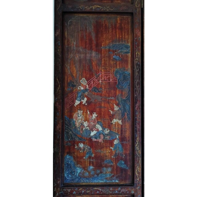Antique Chinese Coromandel Screen For Sale - Image 4 of 18