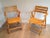Mid-Century Modern Circa 1970 French Signed Clairitex Wooden Armchairs - A Pair For Sale - Image 3 of 13