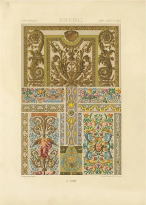 Firmin-Didot after Albert Racinet, LXXVI of L’Ornement Polychrome, 1869, Paper
