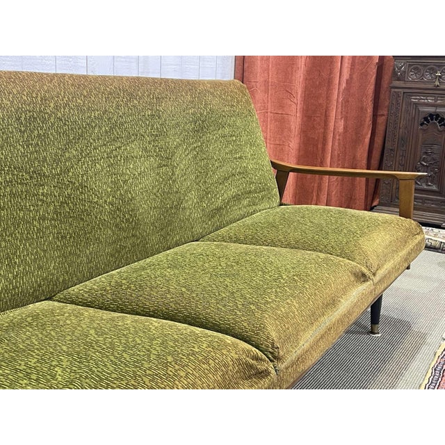 English Sofa Bed in Beech, 1970s For Sale - Image 17 of 18