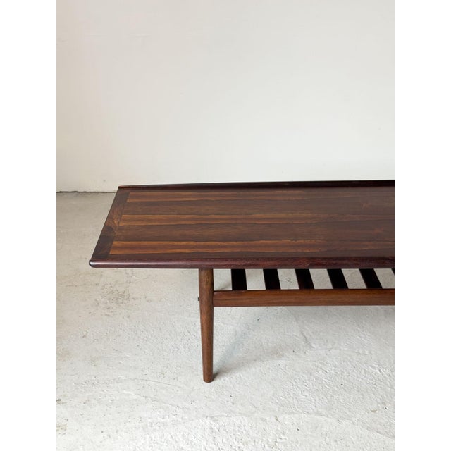 Danish Rosewood Coffee Table attributed to Svend Aage Eriksen for Glostrup, 1960s For Sale - Image 6 of 18