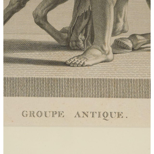 Late 18th Century Neoclassical Engraving of Hercules Fighting, France Circa 1790 For Sale - Image 5 of 6
