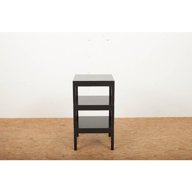 Vintage Nesting Tables in Wood Lacquered Black by Ulrich P. Wieser for Wohnbedarf, 1958, Set of 3 For Sale - Image 6 of 17