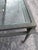 Green Vintage Mid-Century Brutalist Wrought Iron and Glass Console Table For Sale - Image 8 of 8