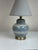 Late 20th Century Ceramic Blue + White Table Lamp For Sale - Image 5 of 12