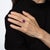Invisible Set Ruby Ring Pink Sapphire Diamond 18k White Gold Sz 7.25 Jewelry For Sale In Los Angeles - Image 6 of 7