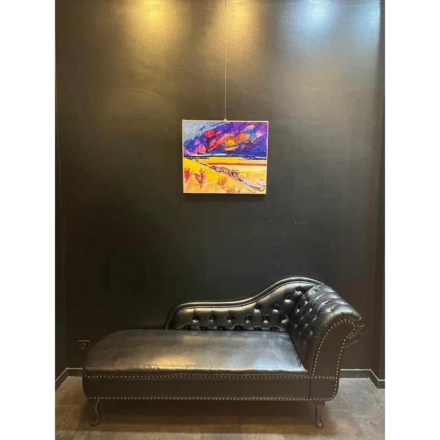 Jean Krille, Landscape 127, Oil on Canvas, 1988 For Sale - Image 9 of 11