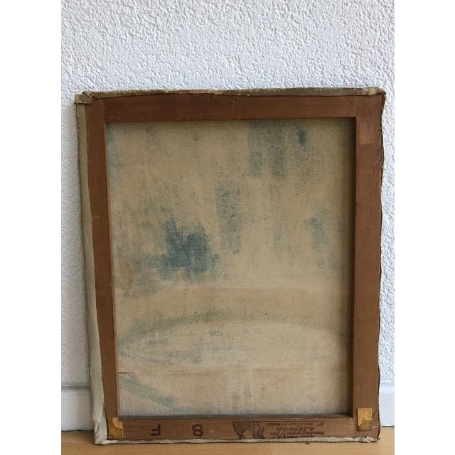 Jean-Jacques Abieniste, Danse des flamants roses, Oil on Canvas For Sale - Image 7 of 8